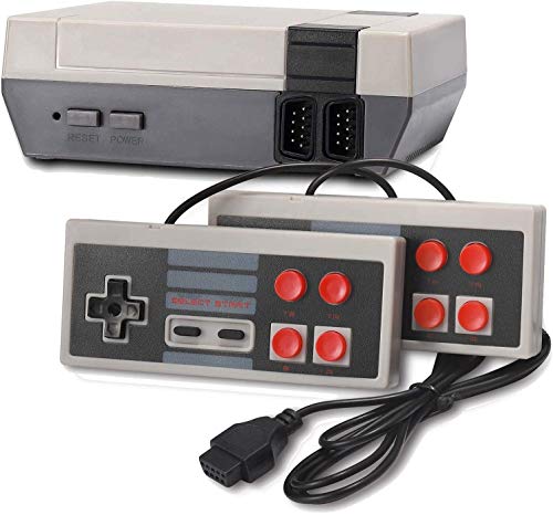 Arrocent Retro Game Console, Classic Mini Video Games Consoles with 620 Games Built in 2 Controllers for NES Style (AV Output)