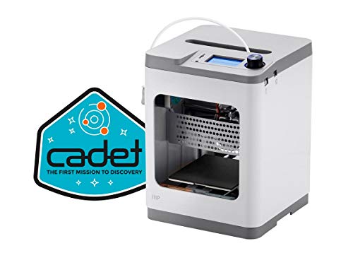 Monoprice MP Cadet 3D Printer, Full Auto Leveling, Print Via WiFi, Small Footprint Perfect for a Desktop, Office, Dorm Room, or The Classroom