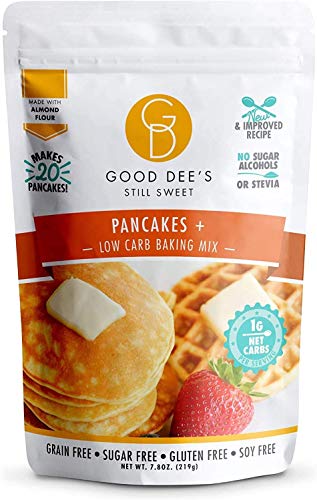 Good Dee’s Pancake, Waffle & Scone Mix - Low Carb Keto Baking Mix (1g Net Carbs, 20 Pancakes) | Allulose Sweetened, Sugar-Free, Gluten-Free, Grain-Free & Soy-Free | Diabetic, Atkins & WW Friendly