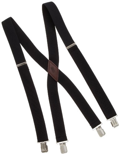 Levi's Men's Big And Tall Cotton Terry Suspender,Black,