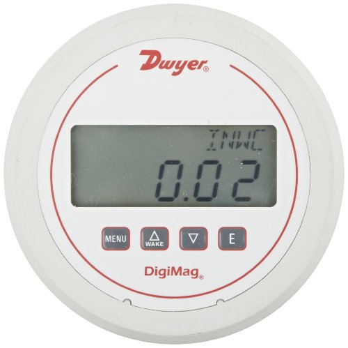 Dwyer DigiMag Series DM-1000 Differential Digital Pressure Gauge, Range 0-25'WC