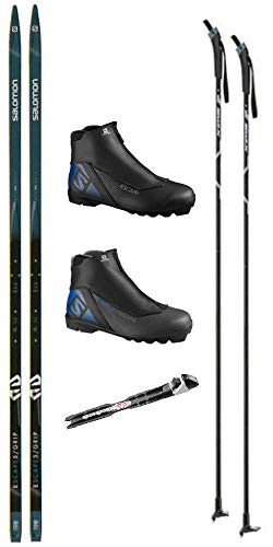Salomon Escape 5 Cross Country Ski Package (Cross Country Skis, Boots, Bindings, Poles)