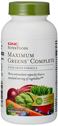 GNC SuperFoods Maximum Green Complete, 90 Tablets