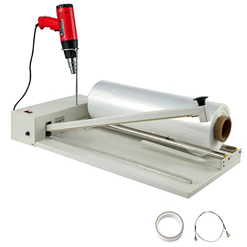 BestEquip 18' Shrink Wrap Sealer, 530W I-Bar Shrink Wrap Machine, Shrink Wrap Sealer with Heat Gun and Shrink Film Suit for PVC POF Film