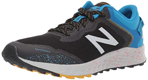 New Balance Men's Fresh Foam Arishi V1 Trail Running Shoe, Black/Vision Blue, 11 M US