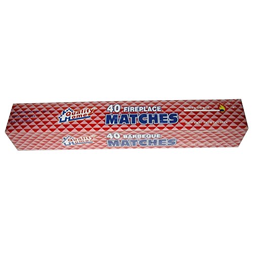 Fireplace Matches, 11' Long, Box of 40