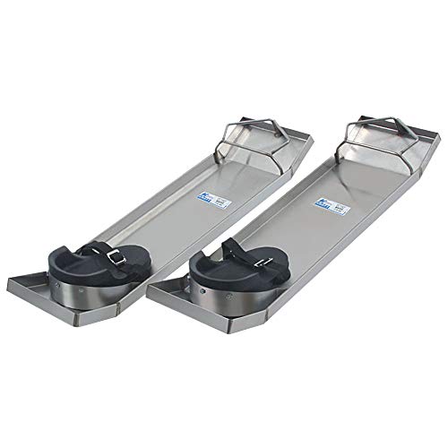Kraft Tool CC162 28-Inch by 8-Inch Lightweight Stainless Steel Knee Boards-Pair