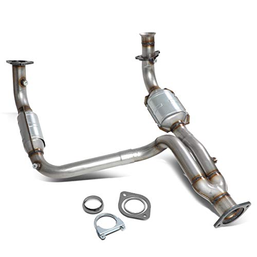 DNA Motoring OEM-CONV-001 Factory Style Catalytic Converter Exhaust Y-Pipe Replacement