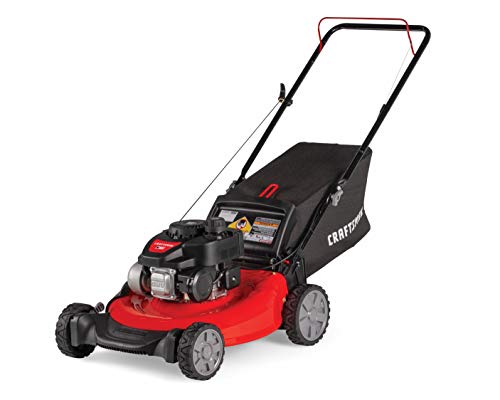 Craftsman M105 140cc 21-Inch 3-in-1 Gas Powered Push Lawn Mower with Bagger, 1-in