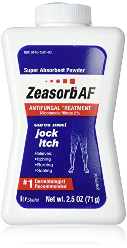 Zeasorb Super Absorbent Antifungal Treatment Powder for Jock Itch 2.5 oz