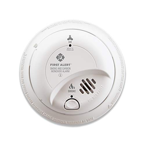 First Alert BRK SC9120B Hardwired Smoke Detector and Carbon Monoxide (CO) Detector with Battery Backup