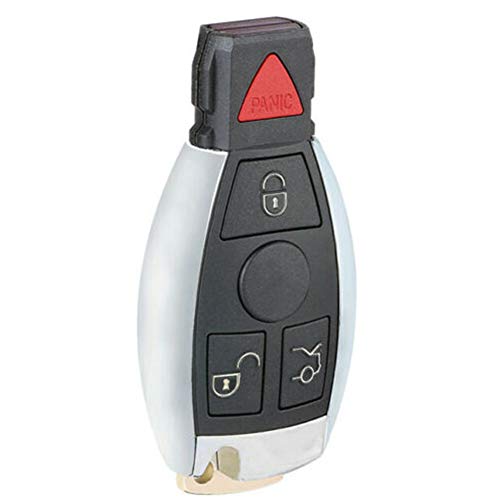 Beefunny 315MHz Smart 3+1 4 Button Replacement Remote Key Fob for Mercedes-Benz Support NEC & BGA 2000+ Year, 705 Moto (1)