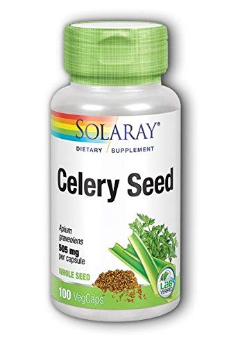 Celery Seed 505mg Solaray 100 Caps