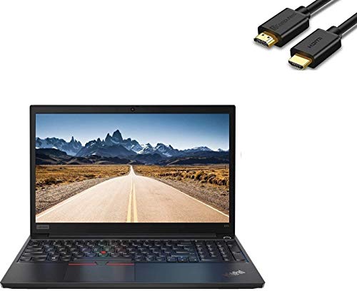 2020 Lenovo ThinkPad E15 15.6' FHD Full HD (1920x1080) Business Laptop (Intel 10th Quad Core i5-10210U, 16GB DDR4 RAM, 512GB PCIe SSD) Type-C, HDMI, Windows 10 Pro + IST Computers HDMI Cable