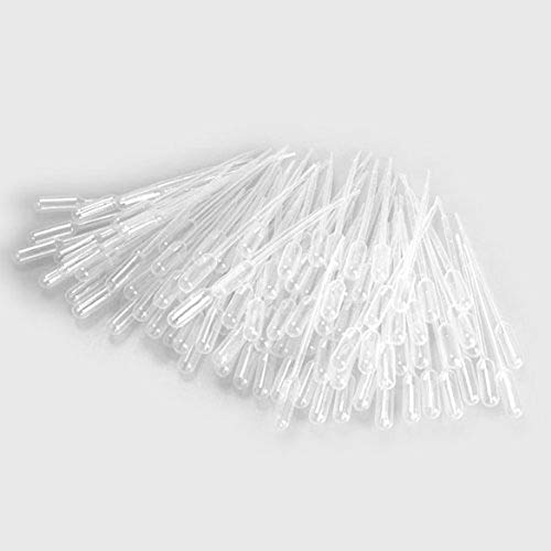 300PCS 3ML Plastic Transfer Pipettes,Disposable Graduated Transfer Pipettes Dropper for Essential Oil Mixture, Scientific Experiment, Make up Tool