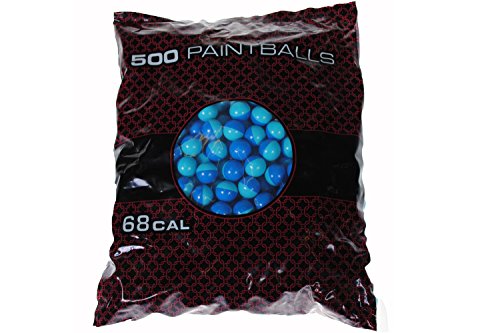 GI Sportz XBALL CERTIFIED MIDNIGHT Paintballs - Shell Varies - AQUA FILL (500 COUNT)