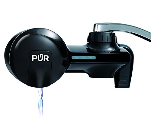 PUR PFM100B Faucet Water Filtration System, Horizontal, Black