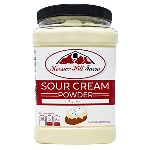 Hoosier Hill Farm Real Sour Cream powder, Gluten and Hormone.free, 2 lbs