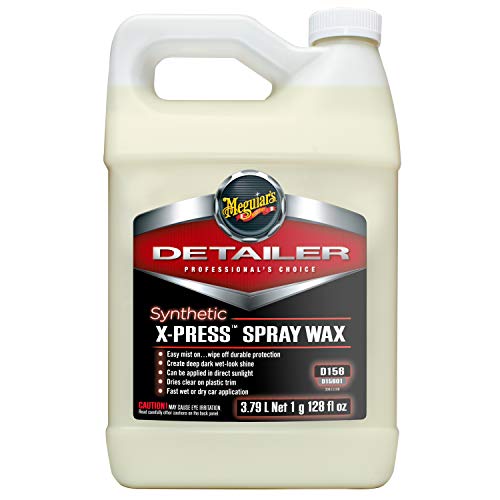 MEGUIAR'S D15601 Synthetic X-Press Spray Wax,  1 Gallon