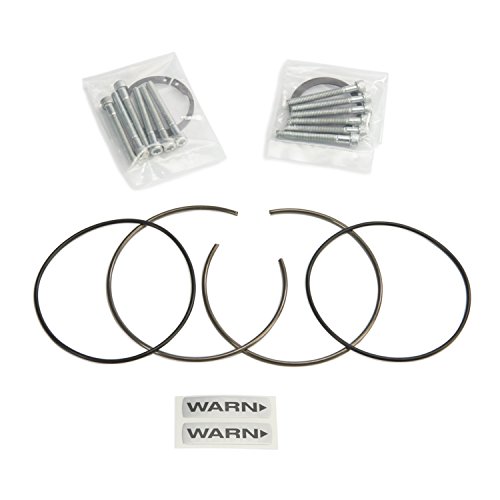 WARN 11967 Locking Hub Service Kit with Snap Rings, Gaskets, Retaining Bolts and O-Rings for Dodge, GM & Ford