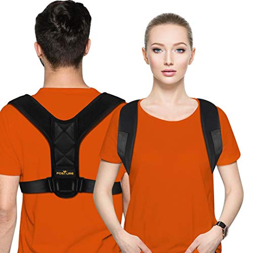 Posture Corrector for Men and Women - Posture Brace, Adjustable Upper Back Brace for Clavicle Support and Providing Pain Relief from Neck, Back and Shoulder (Universal）