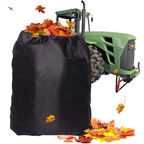 TONIAN Leaf Bag for Ride-On Lawnmowers, Durable 54 Cubic - 120-inch Opening Garden Lawn Mower Leaf Bags for Garden Leaf Fast Pick Up, Heavy Duty Leaf Bag for Riding Lawn Mower