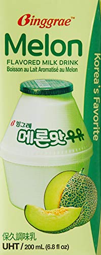 Binggrae Melon Flavored Milk Drink 200ml 6-pack Net 41 Fl Oz