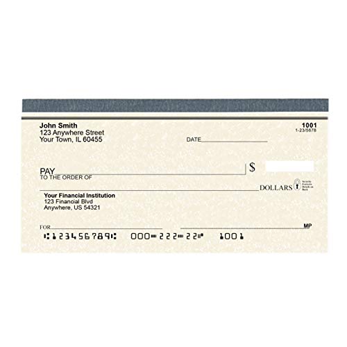Parchment Personal Checks - Checks Personalized and Printed for Your Checking Account - 1 Box of Single Checks