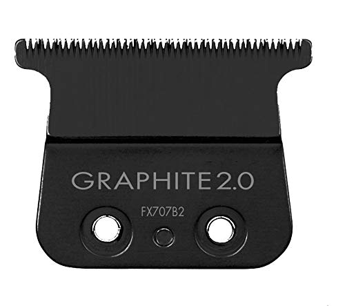 BaBylissPRO Barberology Deep Tooth Graphite Replacement Blade for Outlining Hair Trimmers (FX707B2), Black