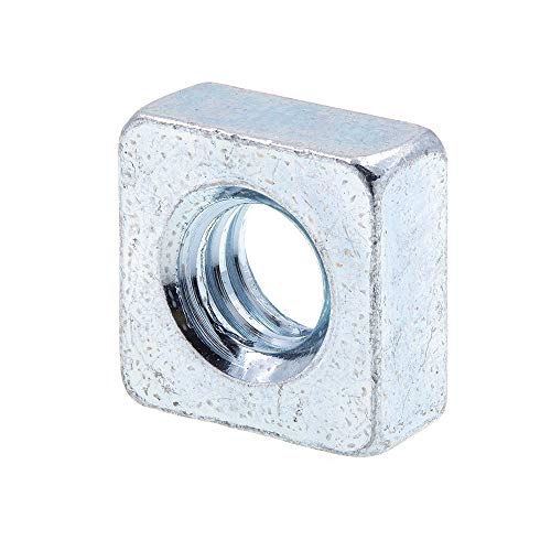 Prime-Line 9192619 Square Nuts, 1/4 in-20, Zinc Plated Steel, 25-Pack