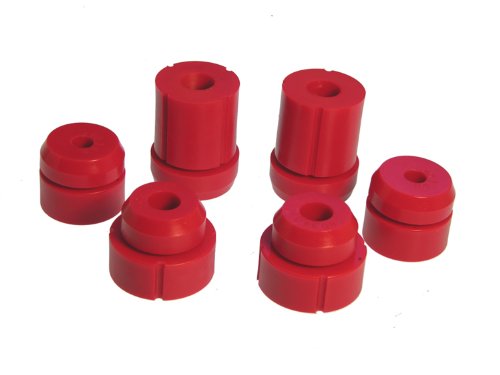 Prothane 6-106 Red Body and Cab Mount Bushing Kit - 12 Piece