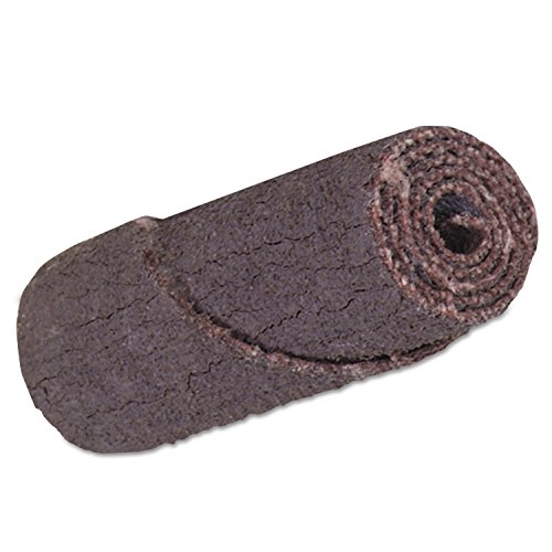 Merit Abrasives 08834180307 Aluminum Oxide Cartridge Rolls, 1/2 x 1 1/2 x 1/8, 60 Grit (Pack of 100)