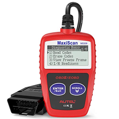 Autel MS309 Universal OBD2 Scanner Check Engine Fault Code Reader, Read Codes Clear Codes, View Freeze Frame Data, I/M Readiness Smog Check CAN Diagnostic Scan Tool