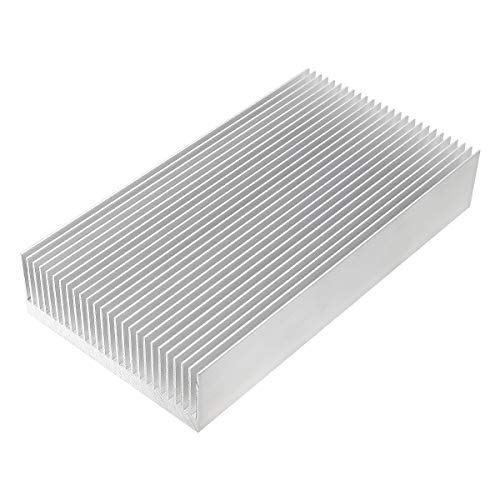 Nxtop Silver Tone Aluminium Radiator Heatsink Heat Sink 150x80x27mm， 6' x 3' x 1.1'(LWH)