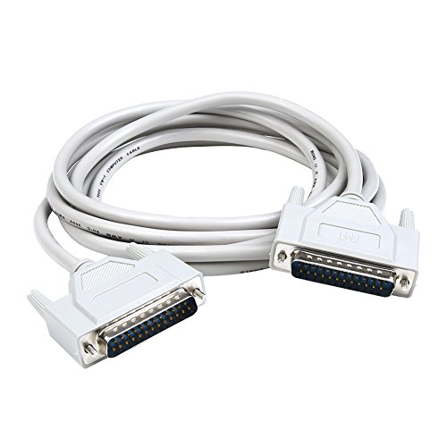 WESAPPINC 14.80 Feet DB25 25 Pin Male to Male Serial IEEE-1284 Parallel Printer Extension Cable 4.5M (4.60 Feet(1.4M))