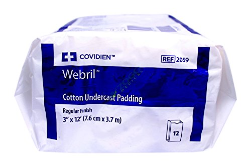 Casting Supplies Webril 2059 100% Cotton Undercast Padding 3' X 4 Yds Bg/12