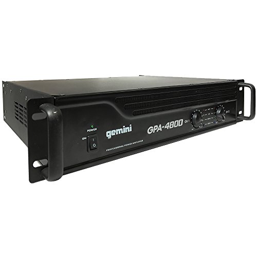 Gemini GPA-4800 4000W Professional DJ Power Amplifier