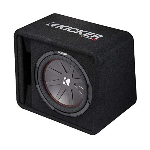 KICKER 12 Inch 1000 Watt 2-Ohm Ported Vented Subwoofer Enclosure Box | 43VCWR122