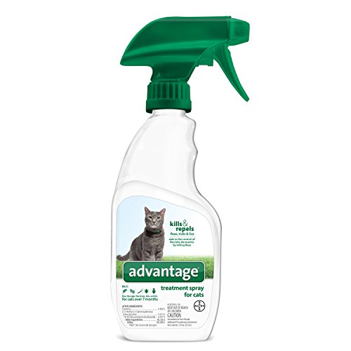 Advantage Flea and Tick Treatment Spray for Cats, 12 oz