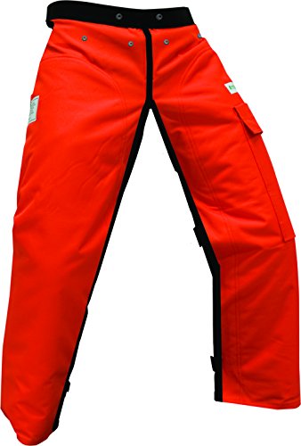 Forester Chainsaw Apron Chaps with Pocket, Orange 35' Length by Forester - Fits most 5'-5'4'