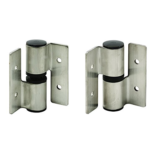 Sentry Supply 656-8237 3 x 3-3/8' Stamped Stainless Steel Satin Finish RH In/LH Out Surface Mounted Hinge