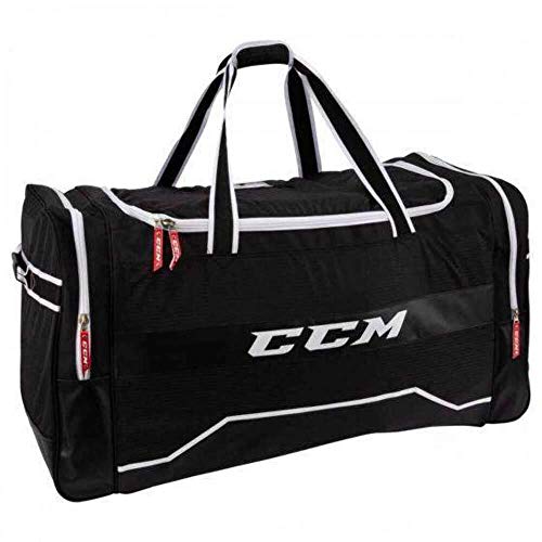 CCM 350 Deluxe Player Hockey Bag, Black (37' L x 19' H x 16.5' W)