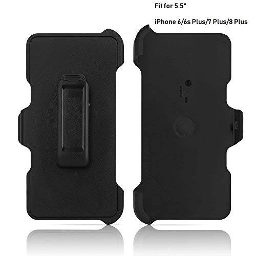 2 Pack Replacement Holster Belt Clip for Apple iPhone 6 Plus/6S Plus/7 Plus/8 Plus Otterbox Defender Case(Only 5.5')