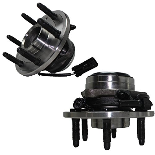 Detroit Axle - 2WD Only 6-Lug Front Wheel Bearing Hub Assembly for - 2WD Only 2000-2006 Silverado 1500, Sierra 1500, Yukon No Denali or Z71 - Driver Passenger