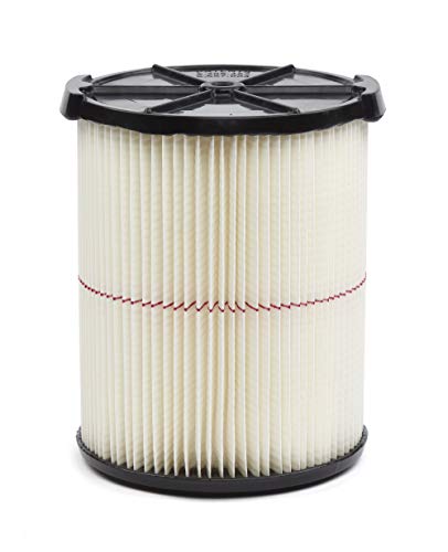 CRAFTSMAN CMXZVBE38754 Red Stripe General Purpose Wet Dry Vac Replacement Filter for 5 to 20 Gallon Shop Vacuums