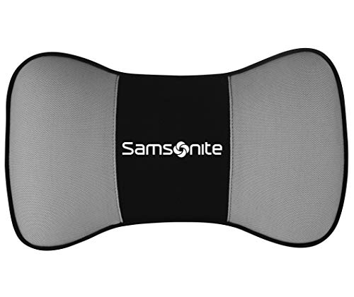 SAMSONITE - Car Neck Pillow, Helps Elevate Comfort, 100% Pure Memory Foam, Fits Most Vehicles