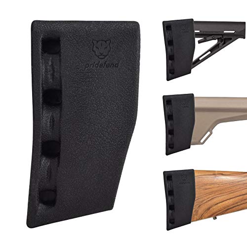 Pridefend Synthetic Latex Rubber Slip-On Recoil Reducing Pad for Rifle and Shotgun Size Options