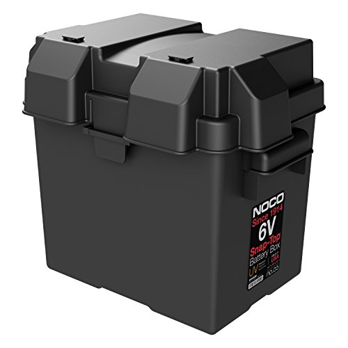 NOCO HM306BKS Single 6V Snap-Top Battery Box For Marine, RV, Camper And Trailer Batteries