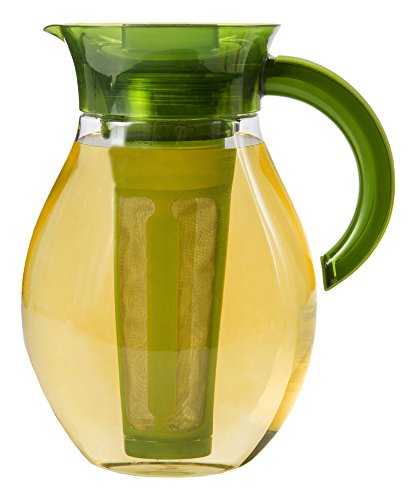 Primula The Big Iced Tea Maker Infusion, Brewer, Large Capacity, Beverage Pitcher, 1 Gallon, Green