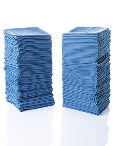 Simpli-Magic 79185 Shop Towels 14”x12”, Blue, 100 Pack